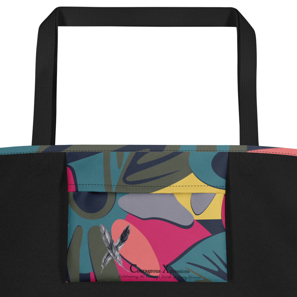 Courageous Physician Women's Empowerment Large Tote Bag