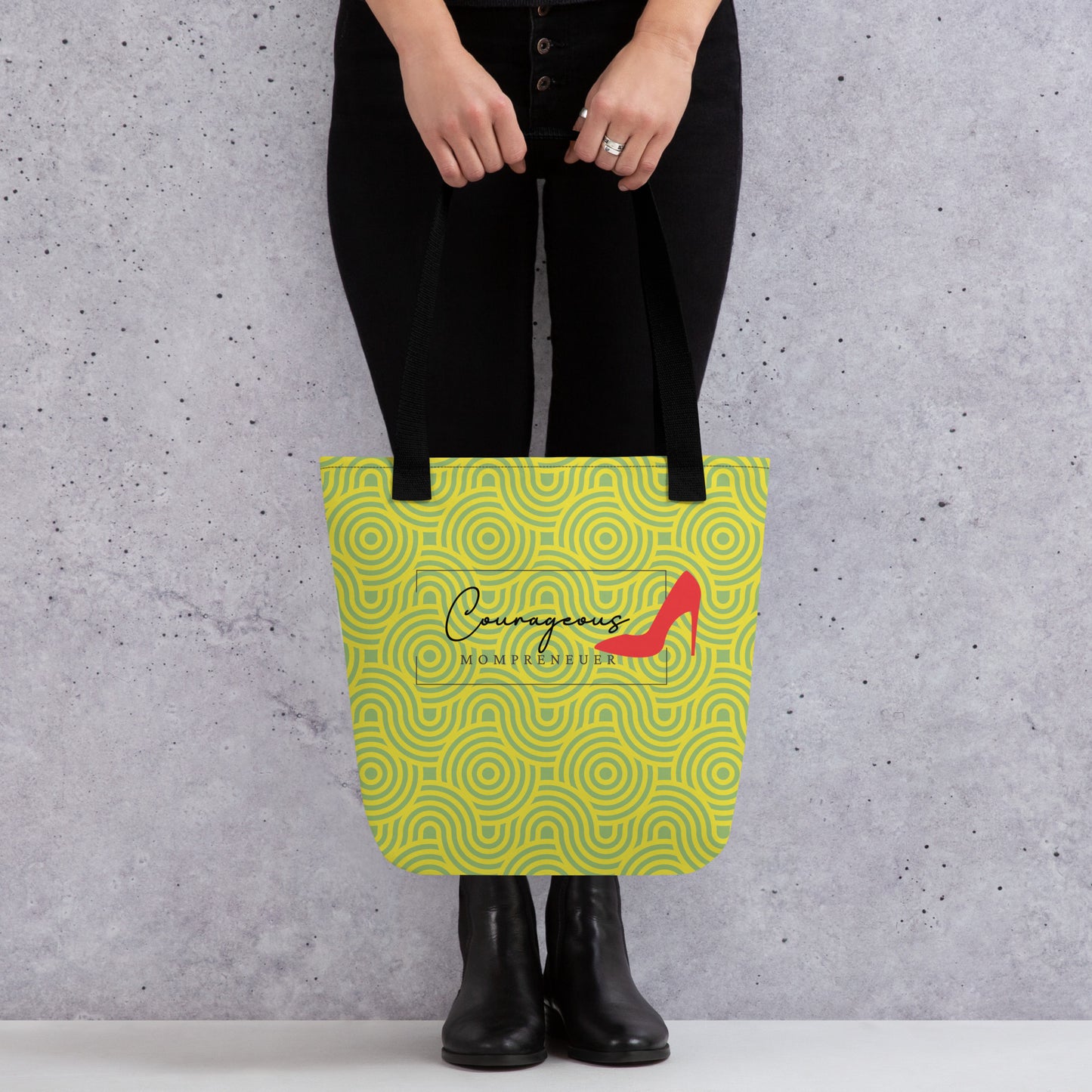 Courageous MOMpreneur Women's Empowerment Tote Bag