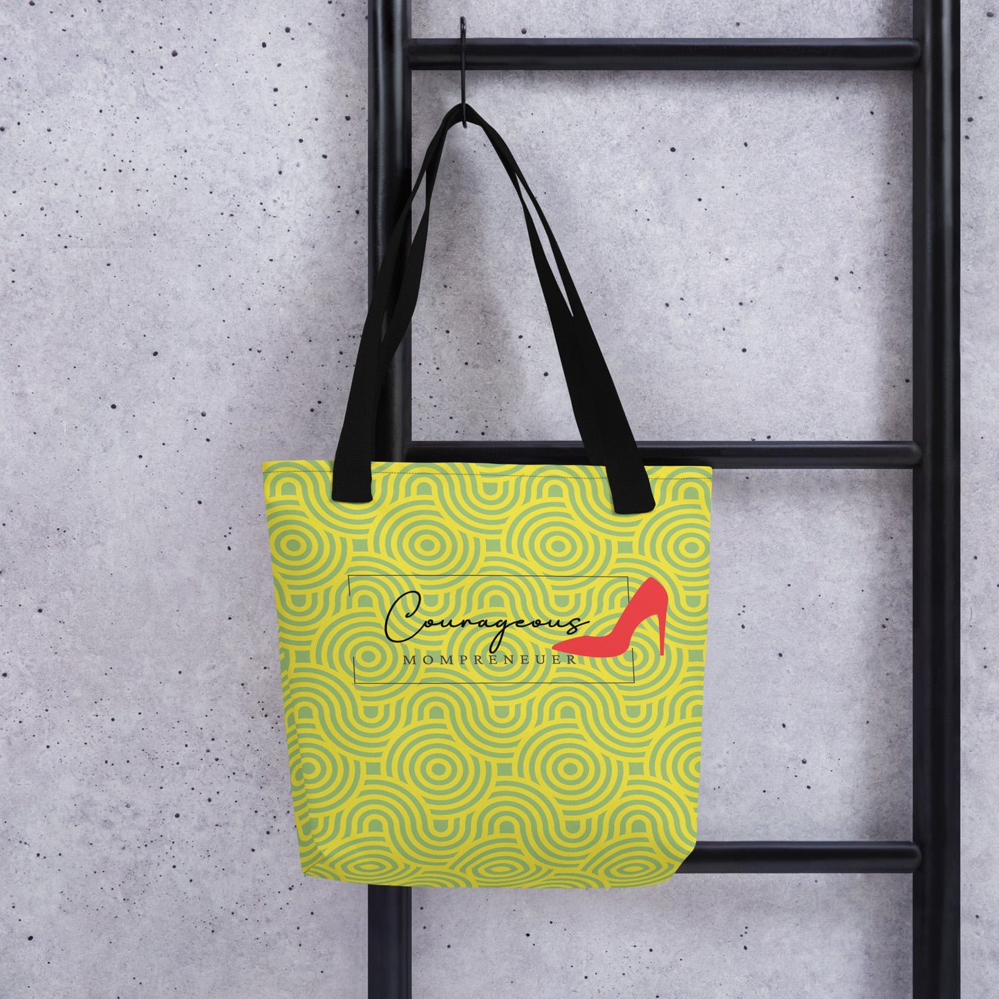 Courageous MOMpreneur Women's Empowerment Tote Bag