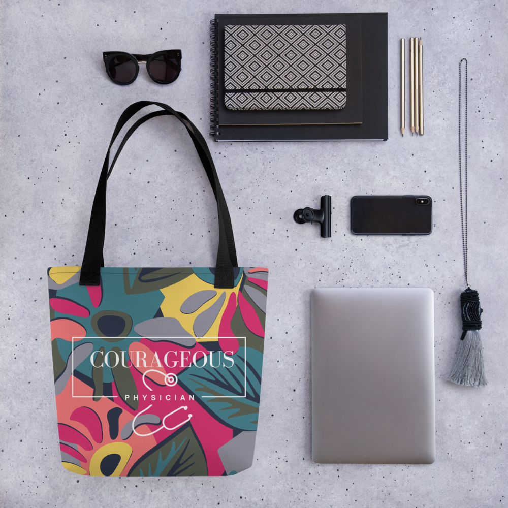 Courageous Physician Women's Empowerment Tote Bag