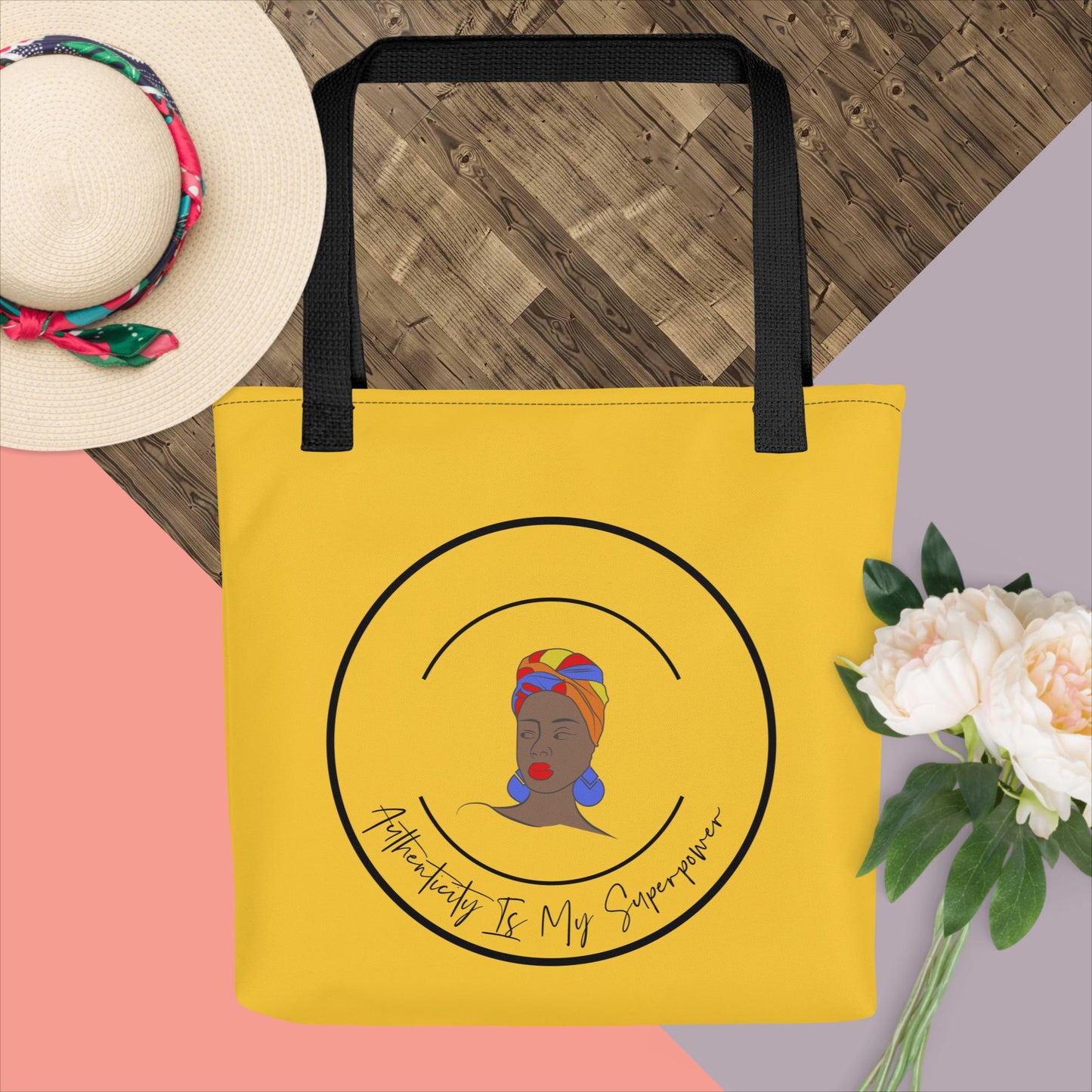 Authenticity is My Superpower Women's Empowerment Tote Bag