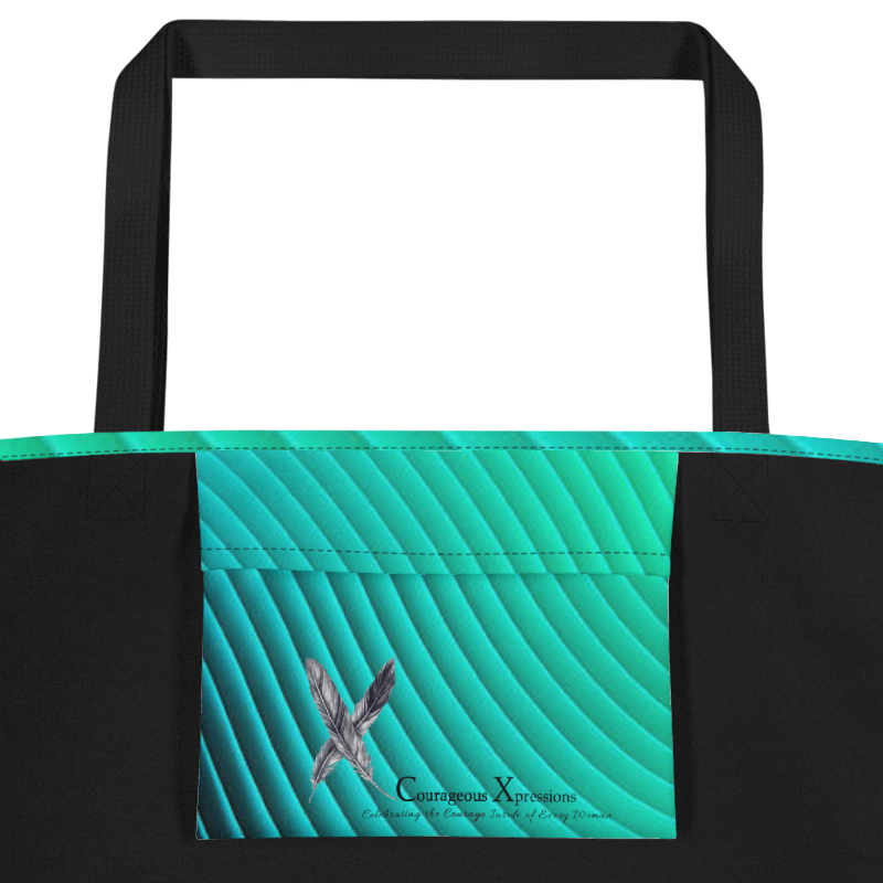 Authenticity is My Superpower Women's Empowerment Large Tote Bag