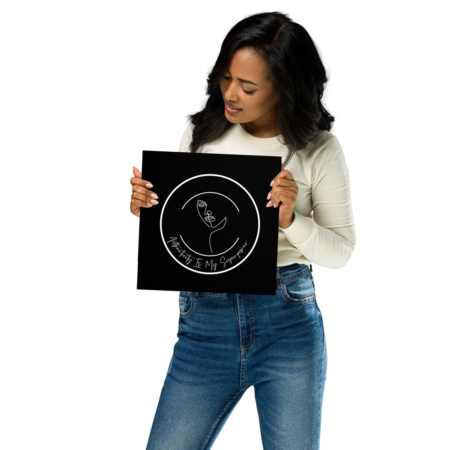 Authenticity is My Superpower Women's Wall Poster