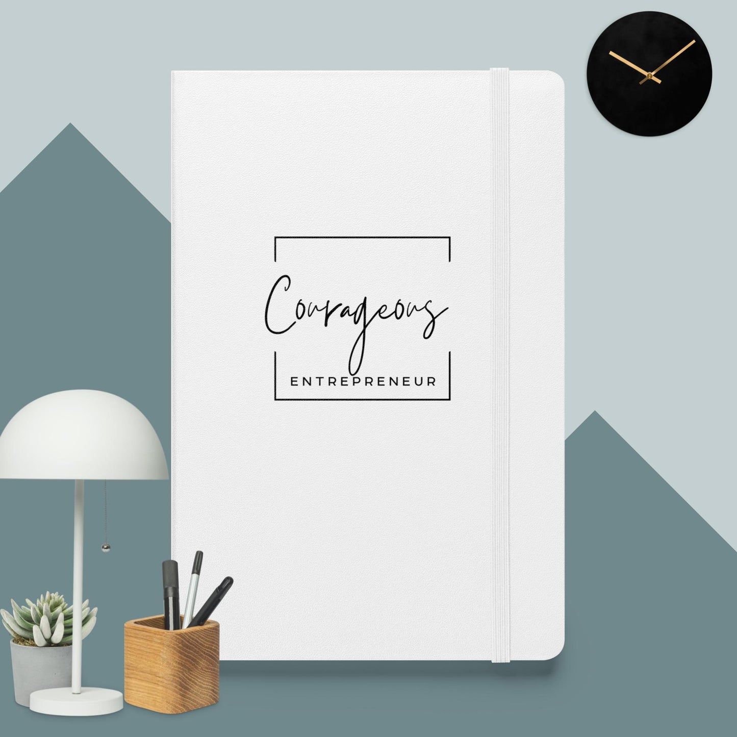 Courageous Entrepreneur Women's Hardcover Notebook
