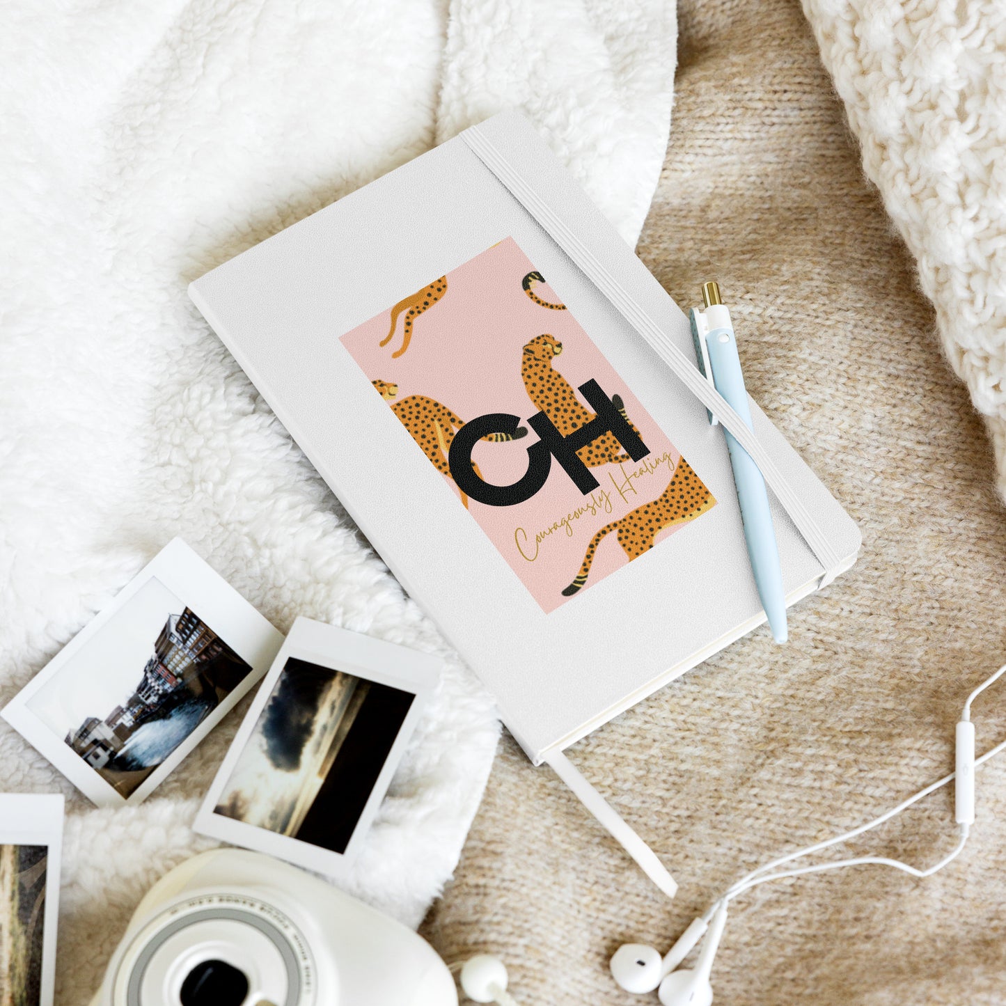 Courageously Healing Women's Empowerment Hardcover Notebook