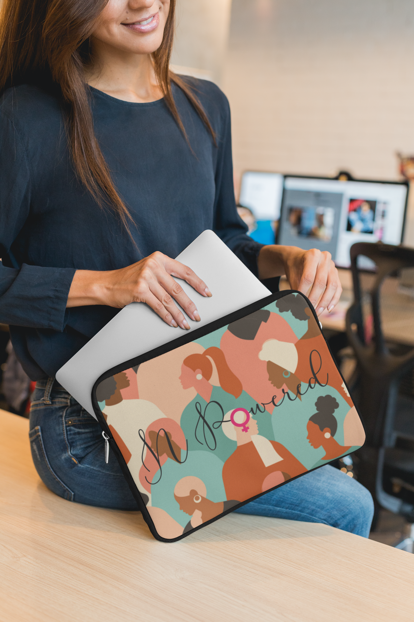 N-Powered Women's Empowerment Laptop Sleeve