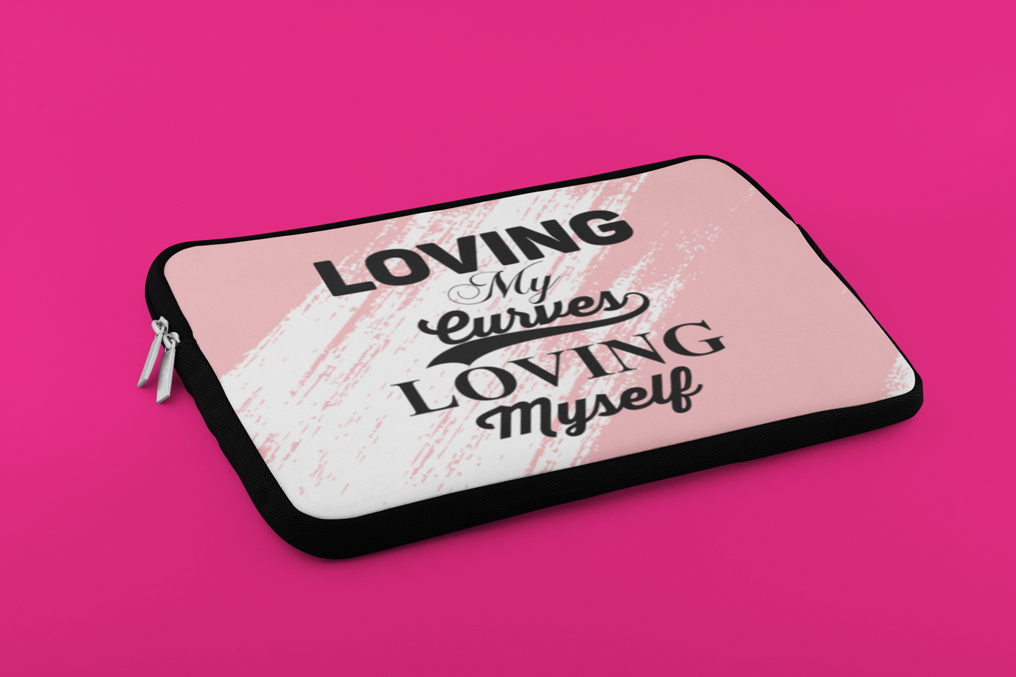 Loving My Curves, Loving Myself Women's Empowerment Laptop Sleeve