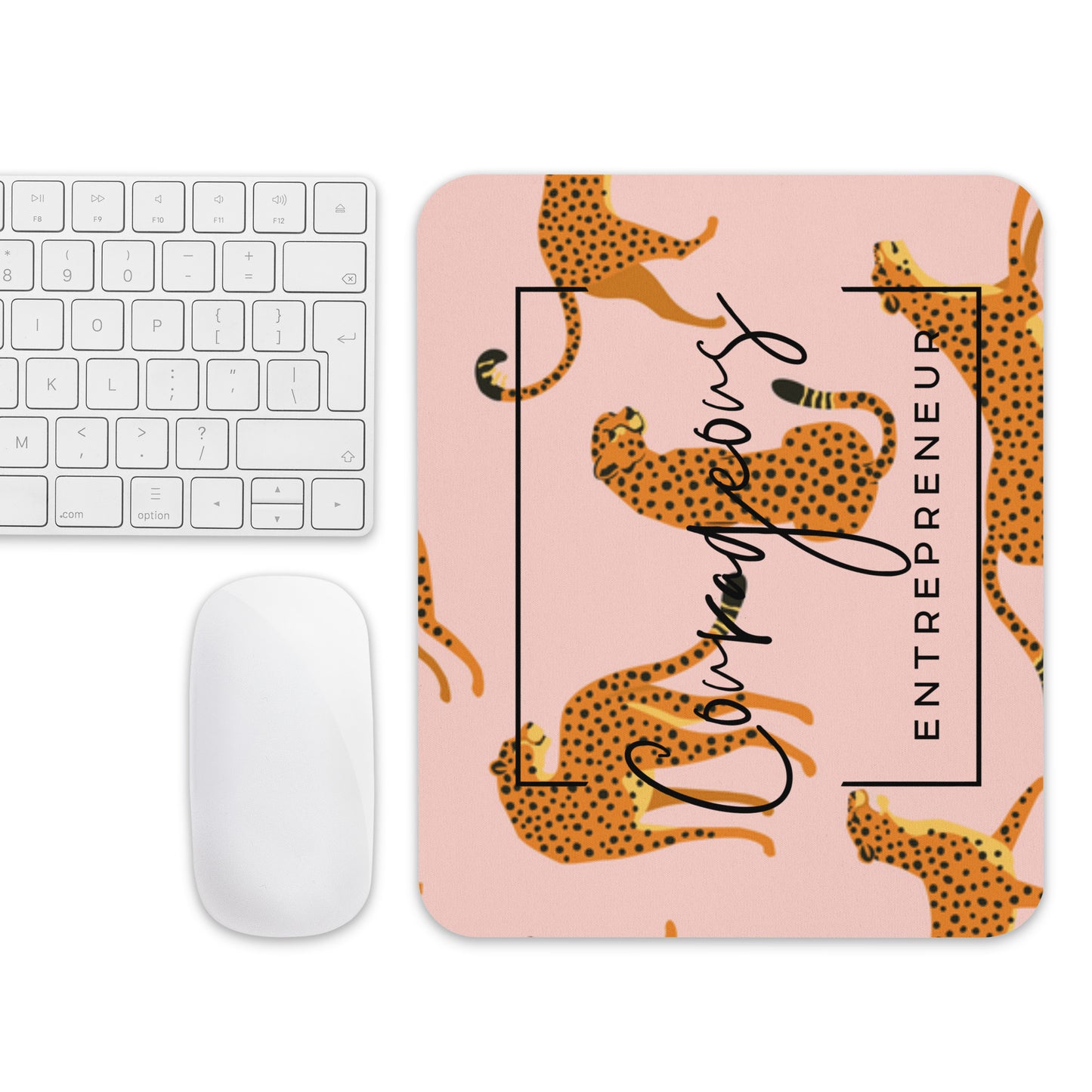 Cute Inspirational Desk Mouse Pad Women | Courageous Xpressions™