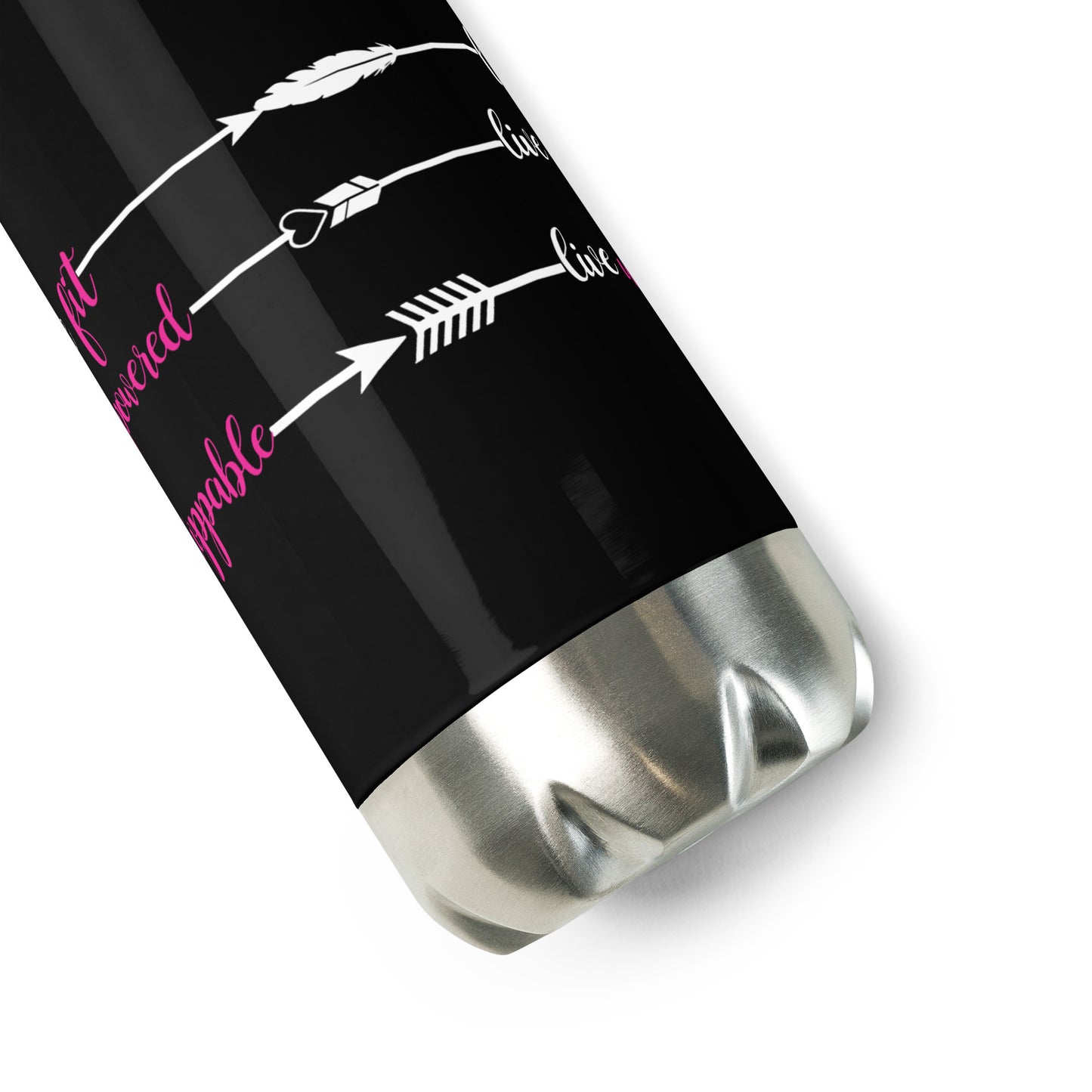 Live Fit Live Empowered Stainless Steel Water Bottle