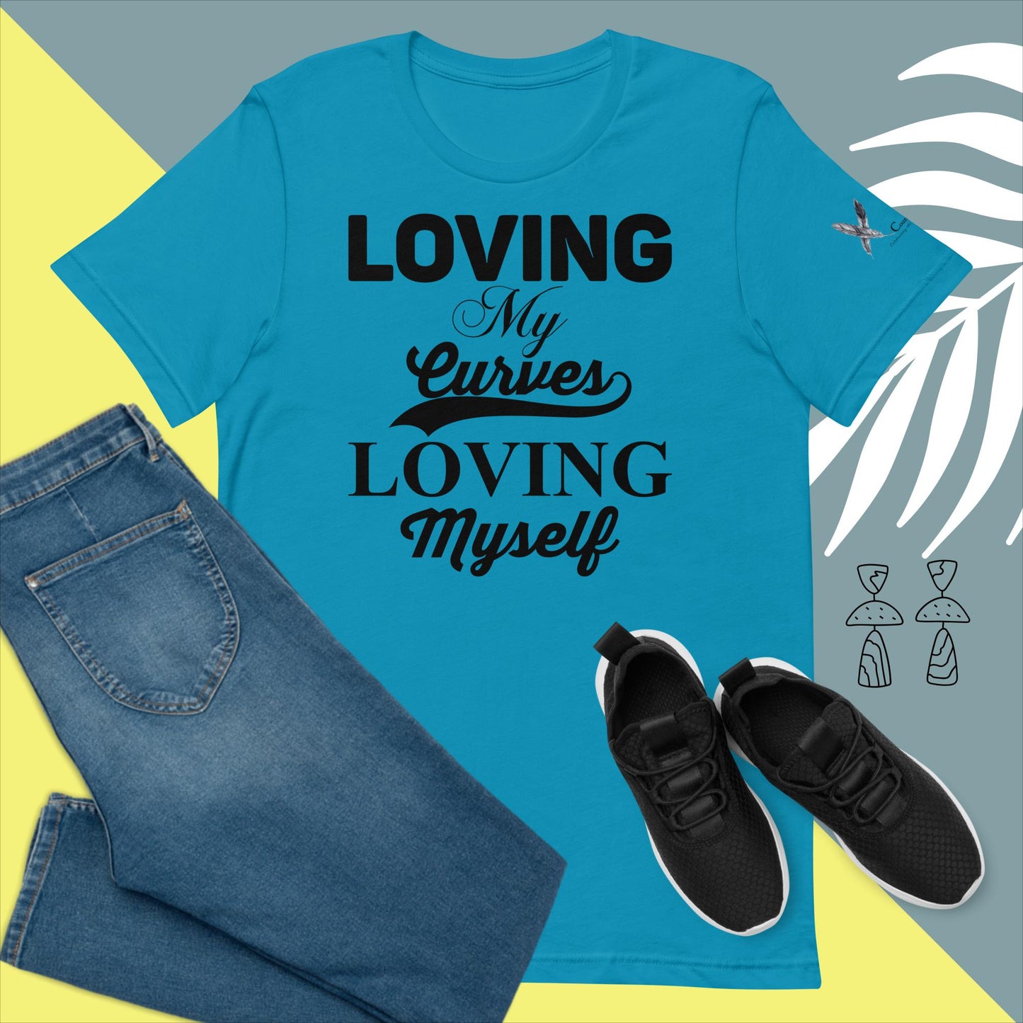 Loving My Curves, Loving Myself Women's Empowerment T-Shirt