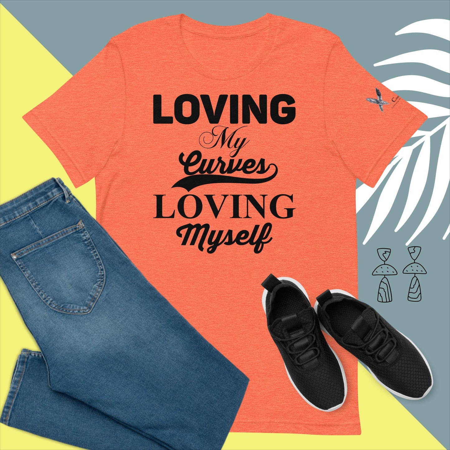 Loving My Curves, Loving Myself Women's Empowerment T-Shirt