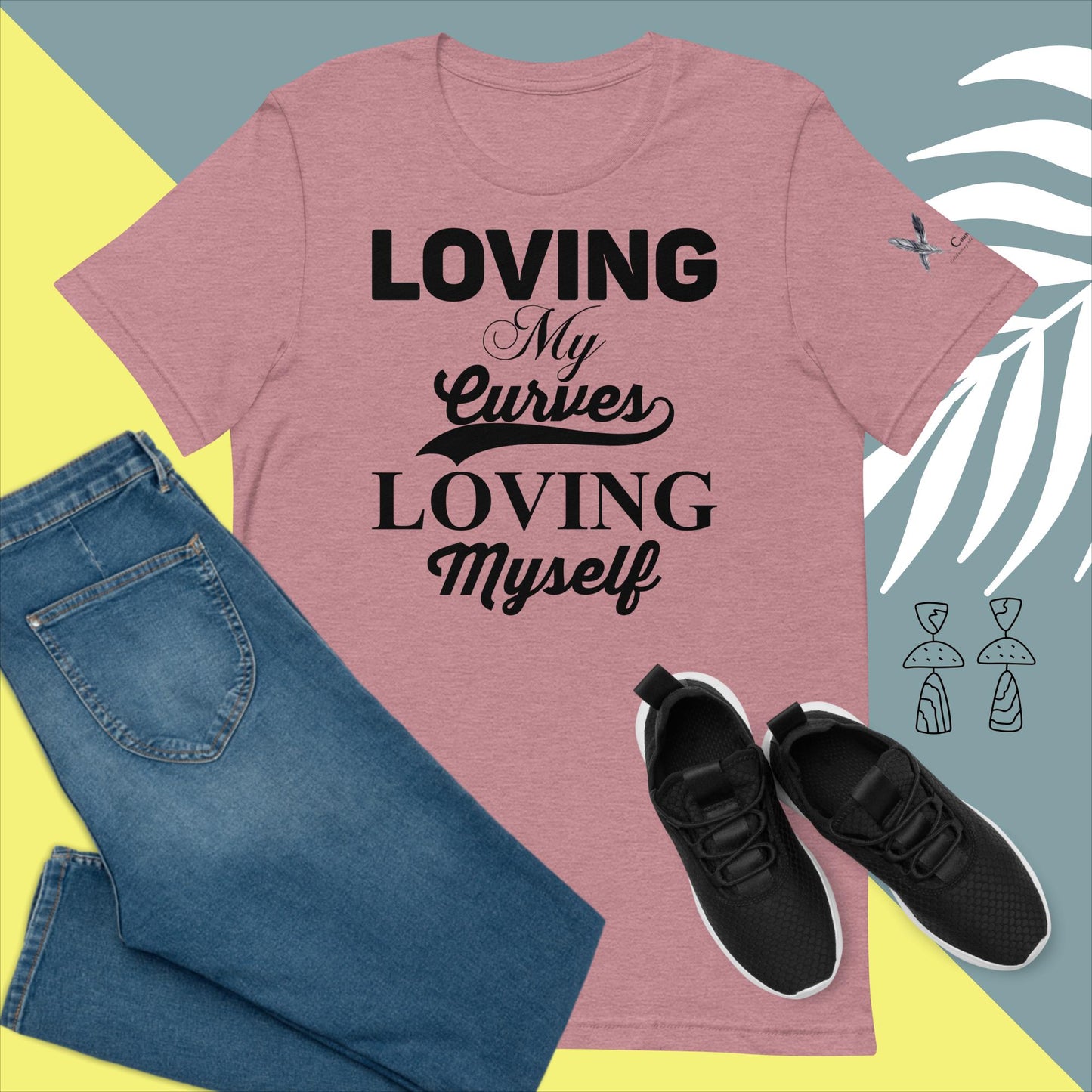 Loving My Curves, Loving Myself Women's Empowerment T-Shirt