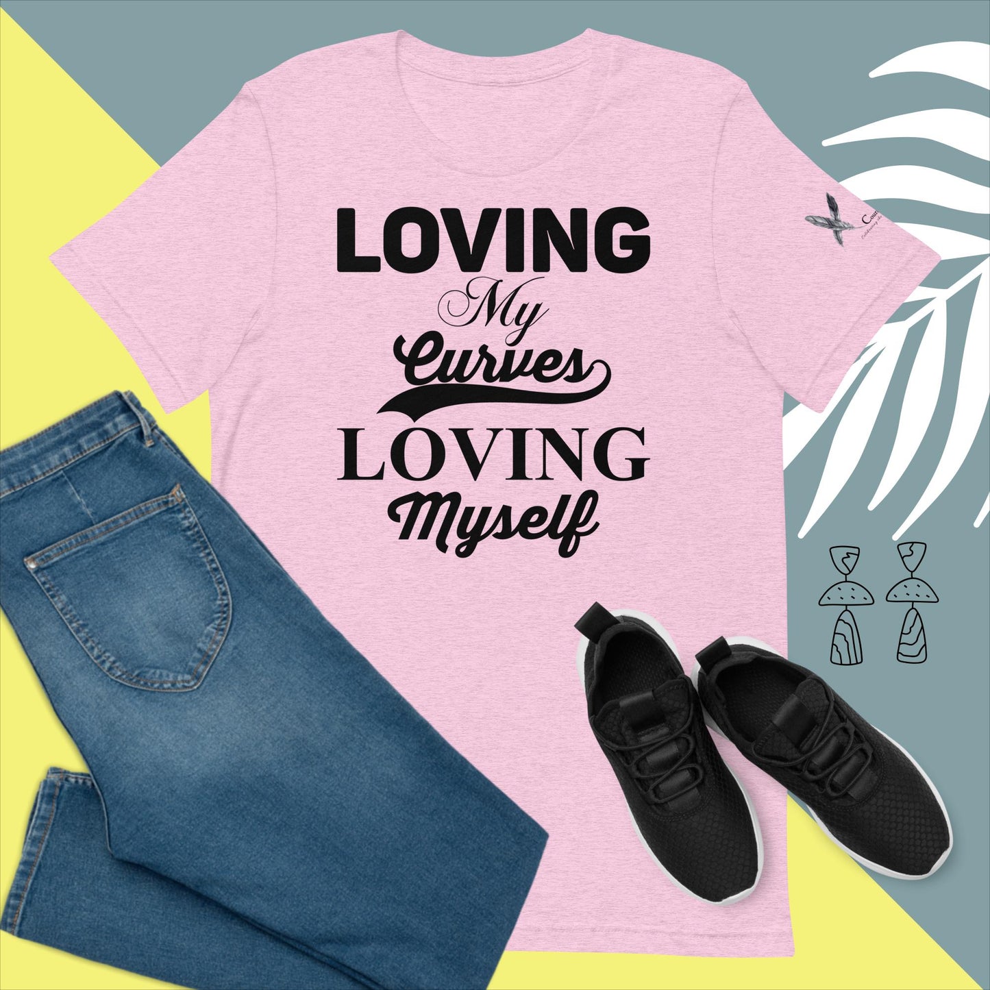 Loving My Curves, Loving Myself Women's Empowerment T-Shirt