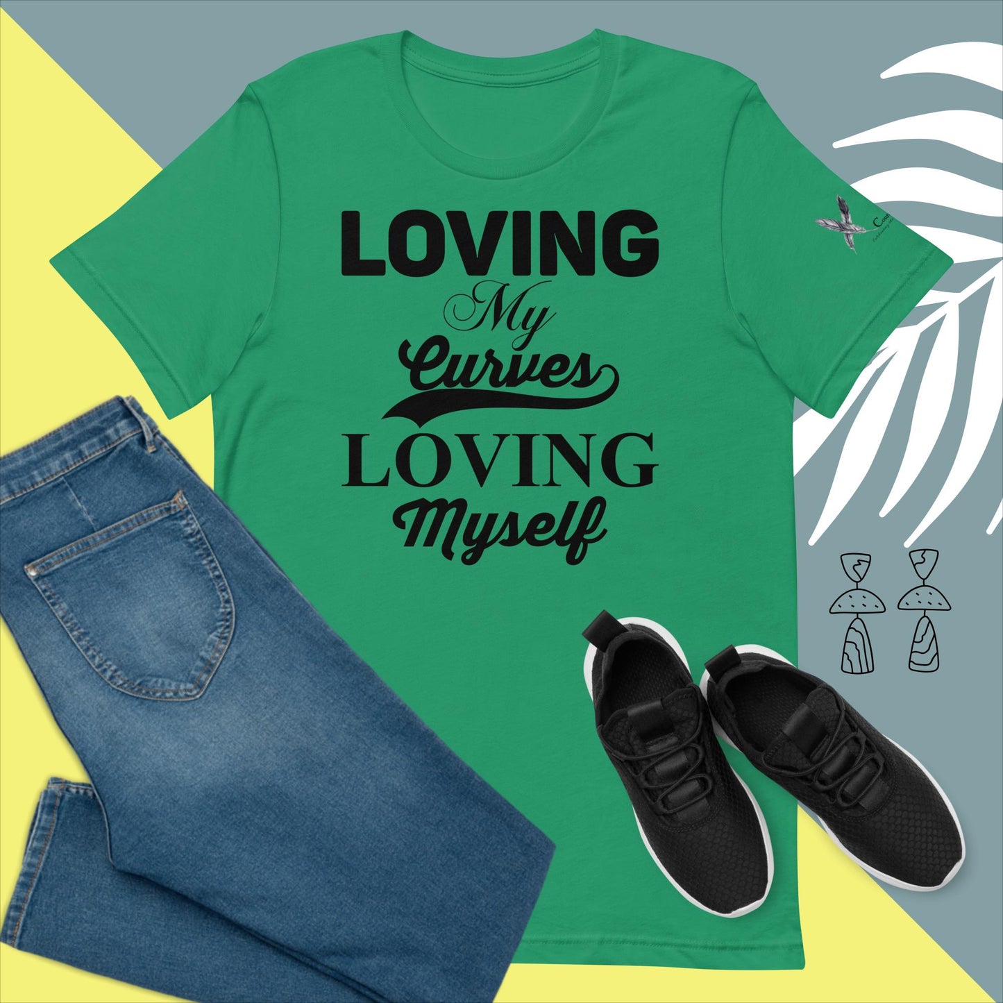 Loving My Curves, Loving Myself Women's Empowerment T-Shirt