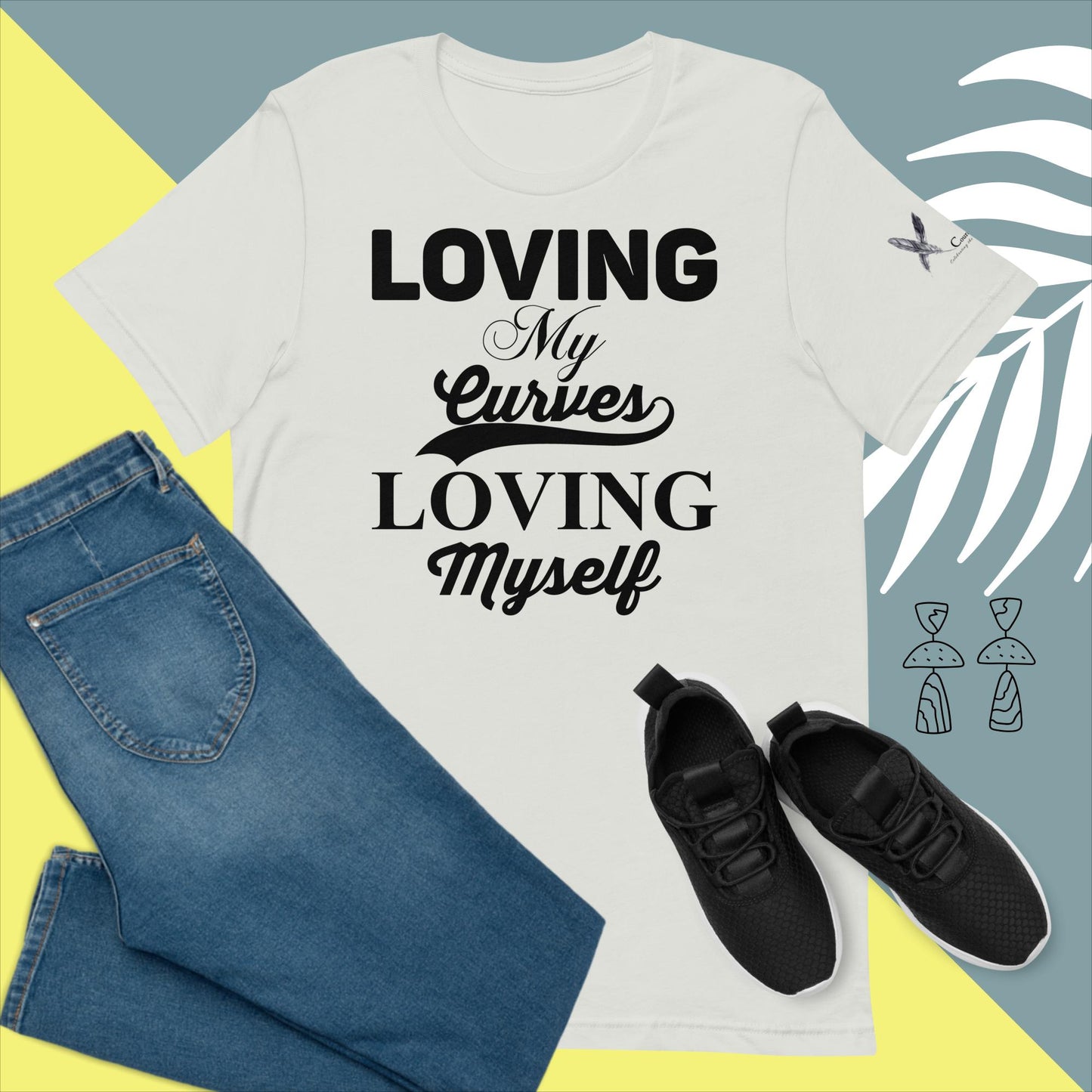 Loving My Curves, Loving Myself Women's Empowerment T-Shirt