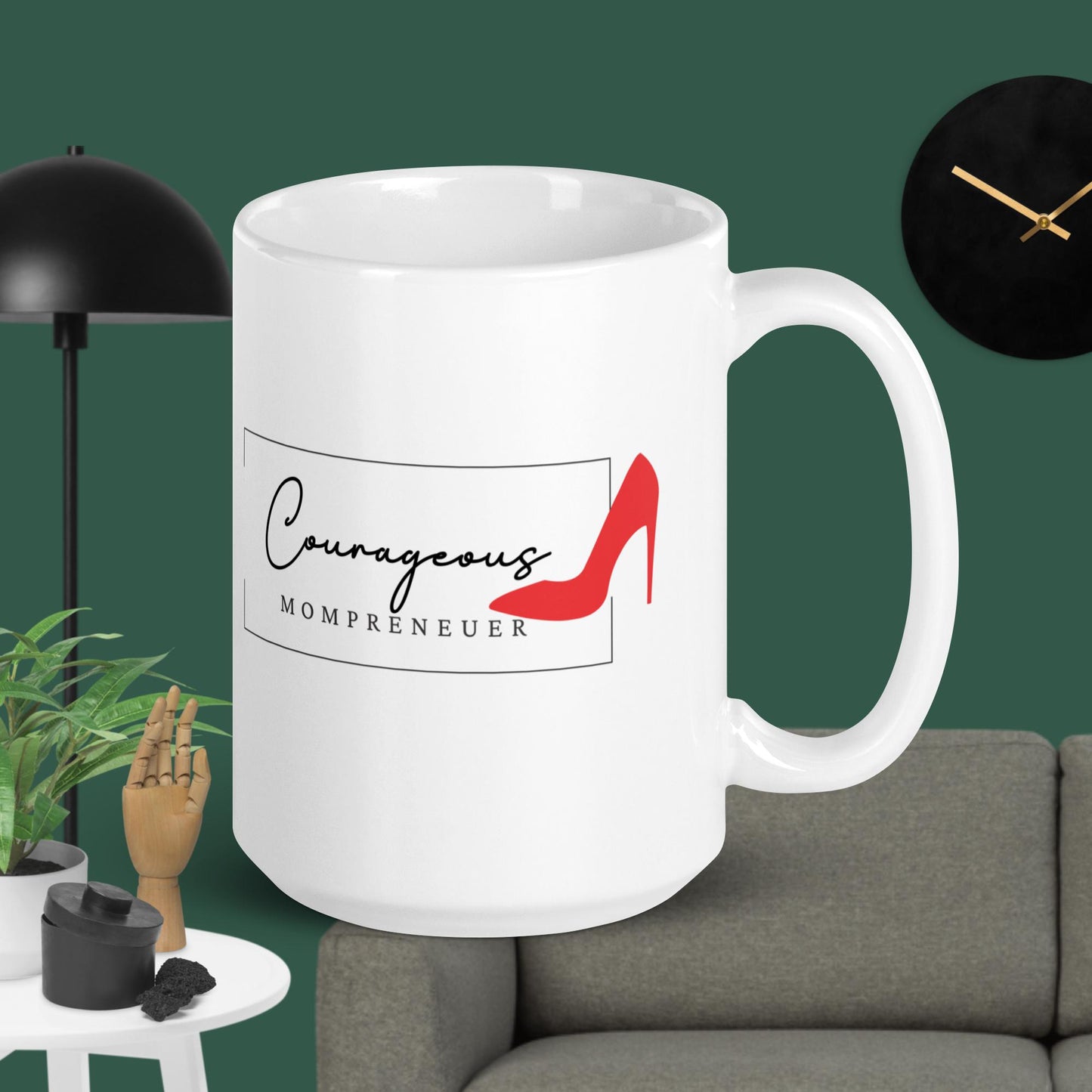 Courageous MOMpreneur Women's Empowerment Coffee Mug