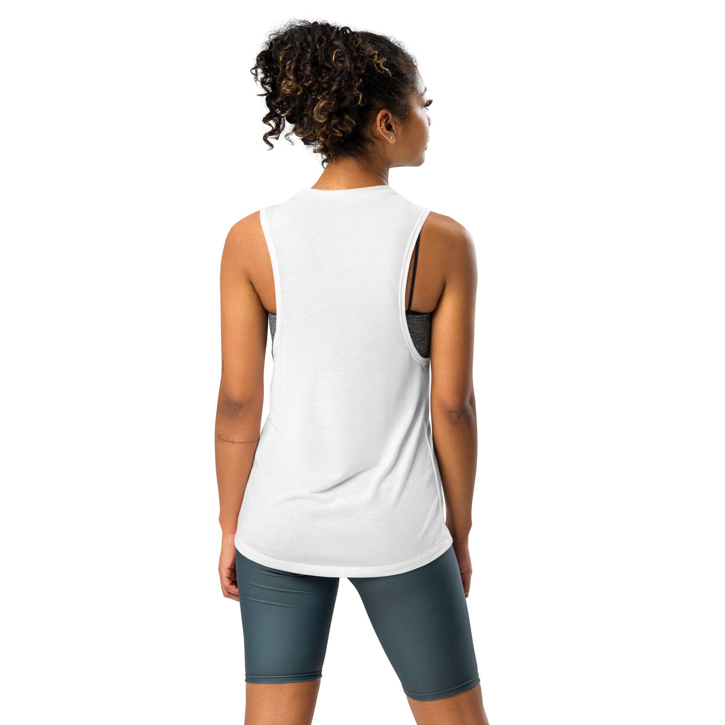 Live Fit, Live Empowered, Live Unstoppable(Black & Pink Logo) Women's Fitness T-Shirt