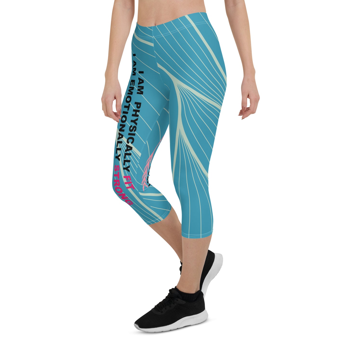 I am Fit, Confident and Strong Women's Fitness Leggings