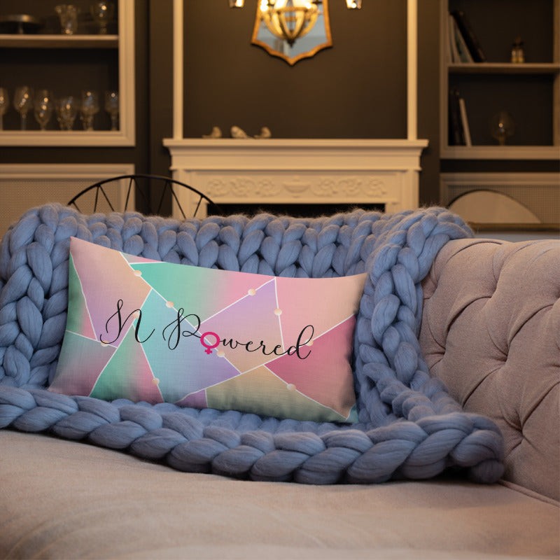 N-Powered Women's Empowerment Throw Pillow