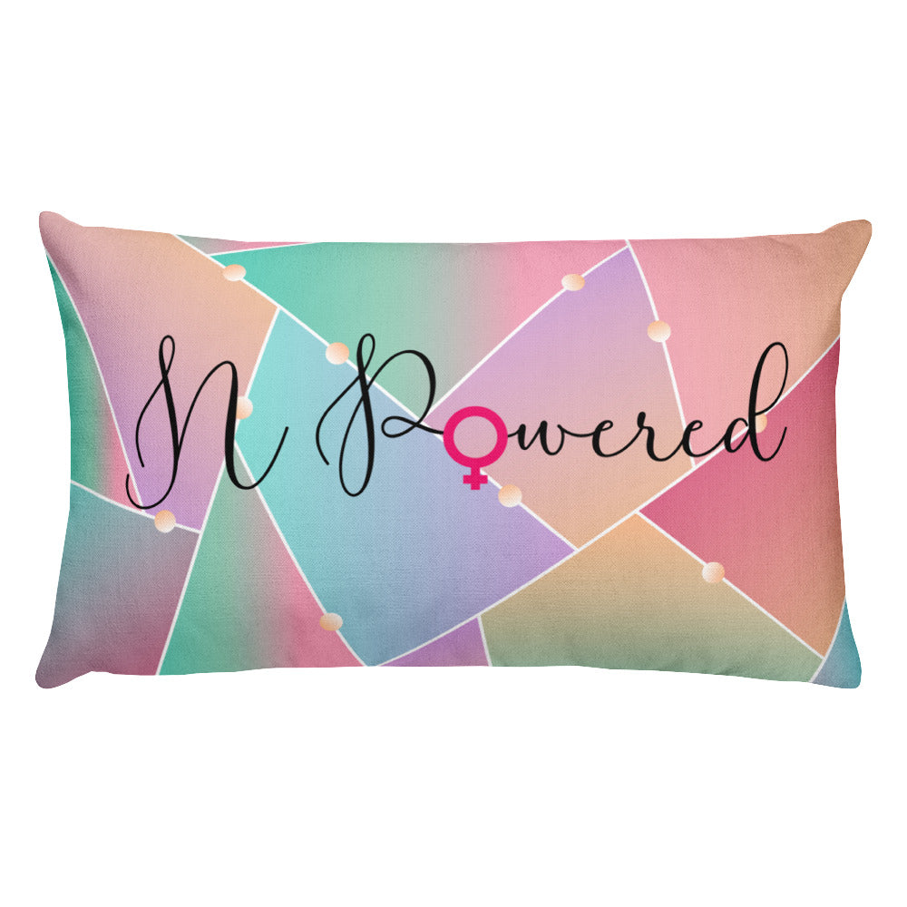 N-Powered Women's Empowerment Throw Pillow