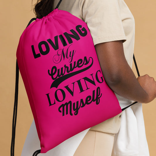 Loving My Curves, Loving Myself Women's Fitness Gym Bag