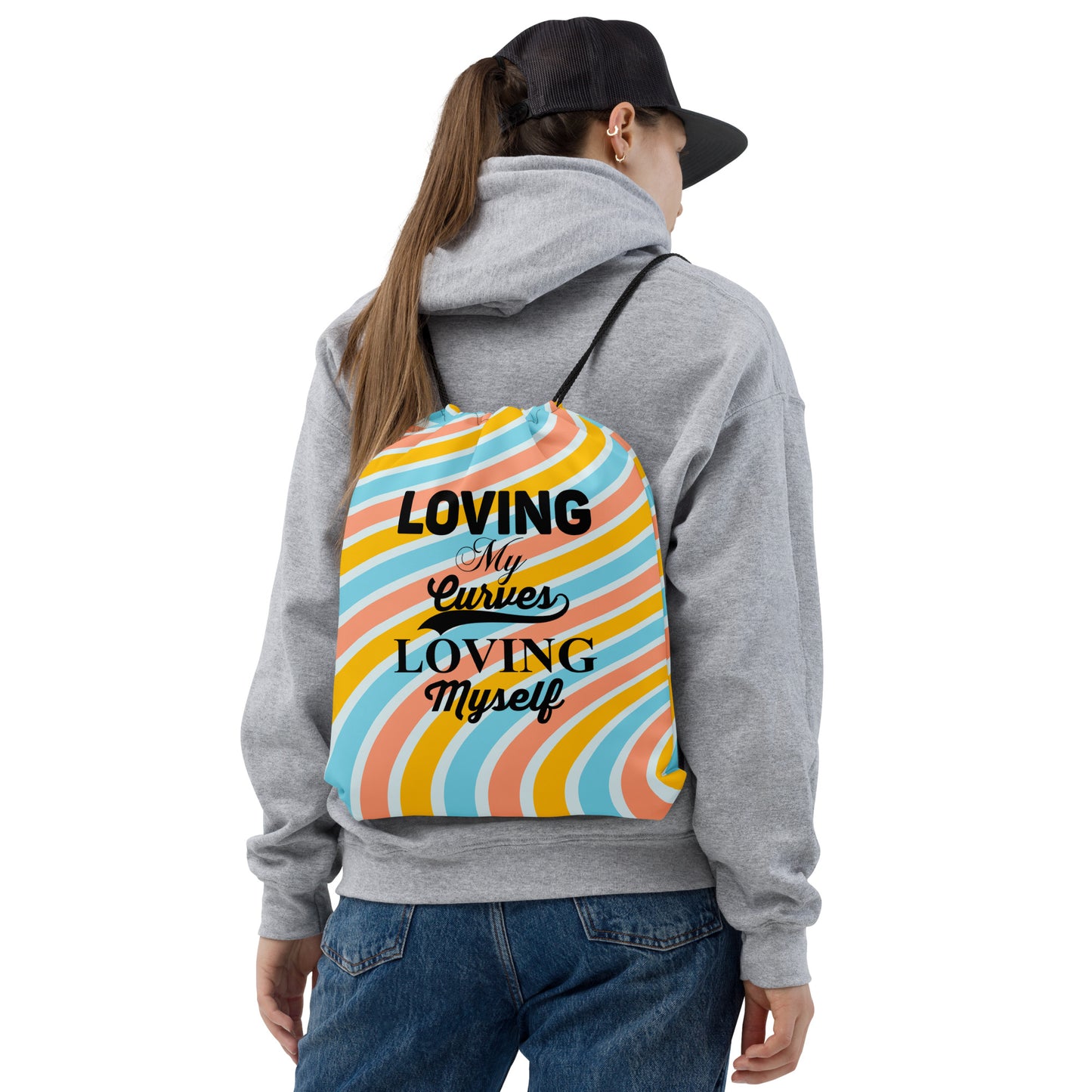 Loving My Curves Loving Myself Women's Fitness Gym Bag