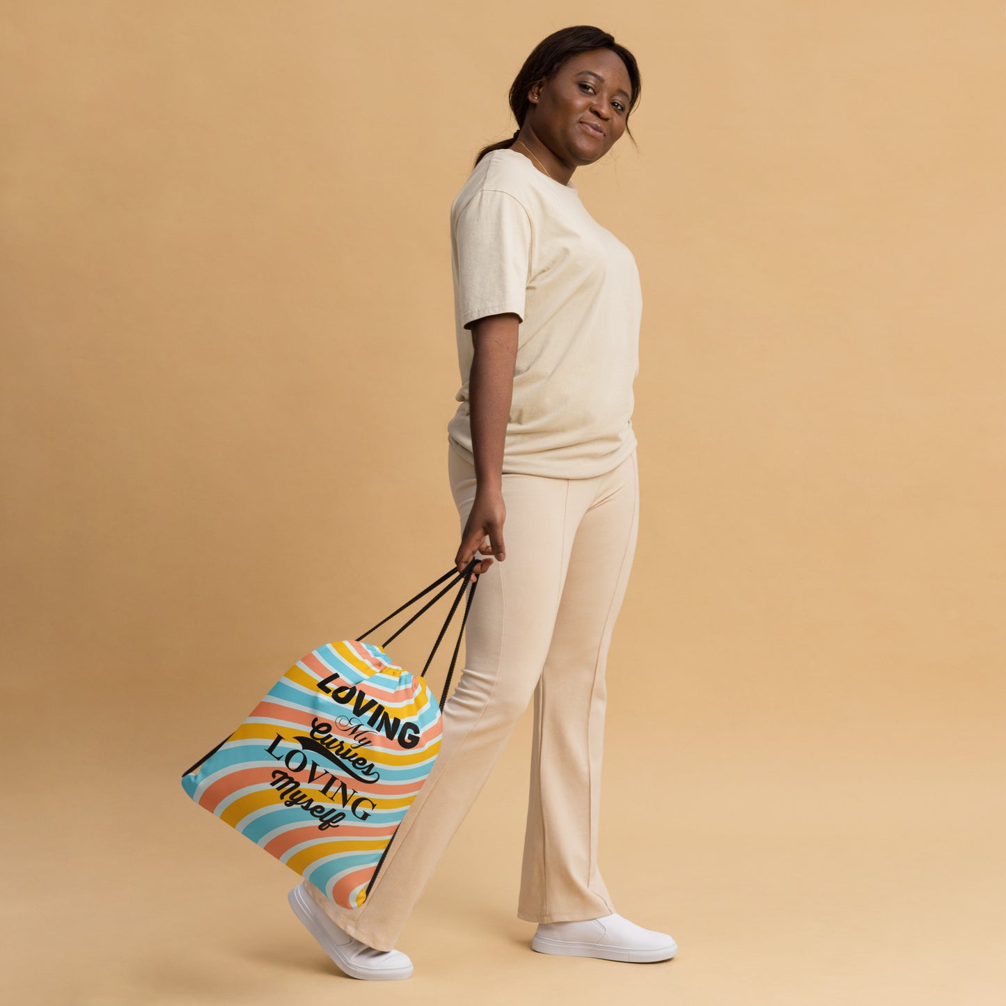 Loving My Curves Loving Myself Women's Gym Bag