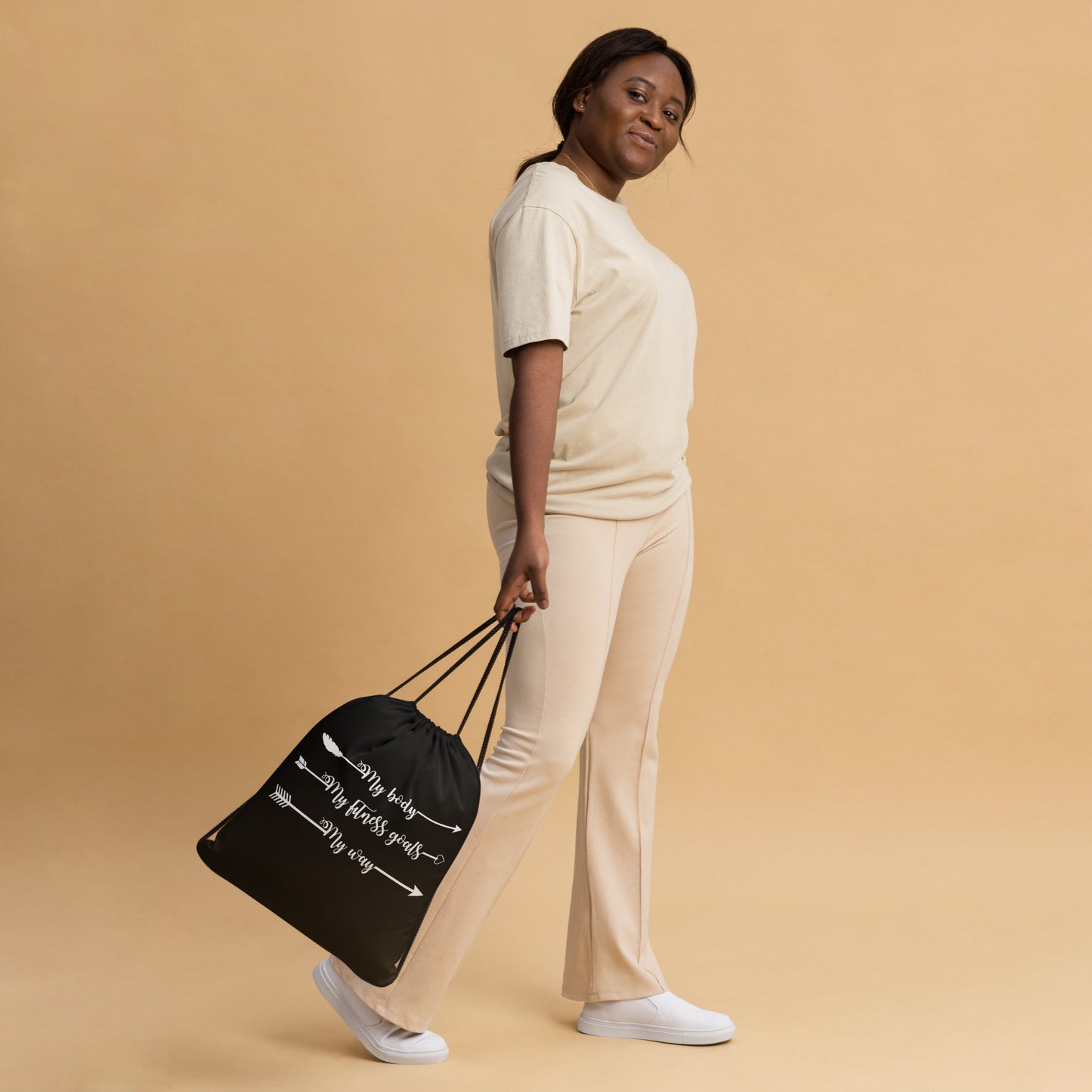My Body, My Fitness Goals, My Way Women's Fitness Gym Bag
