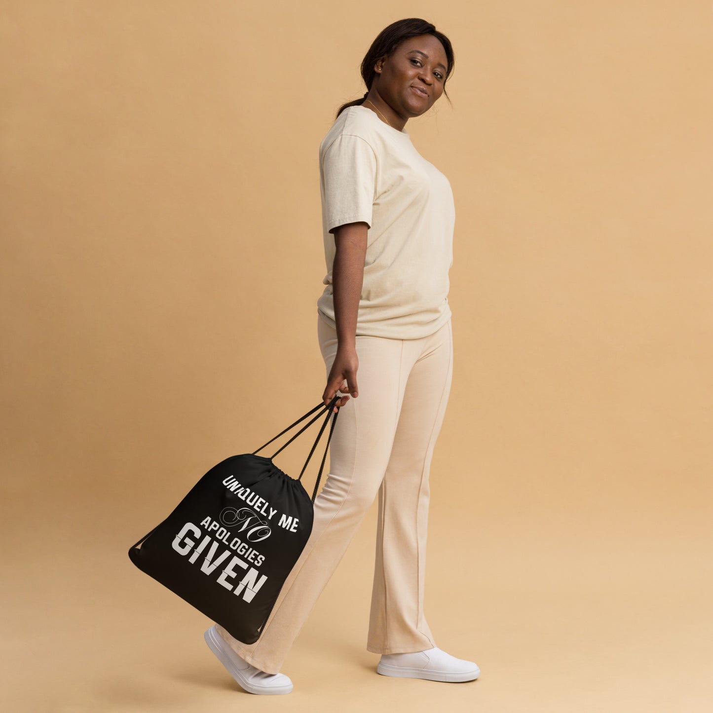 Uniquely Me No Apologies Given Women's Fitness Gym Bag