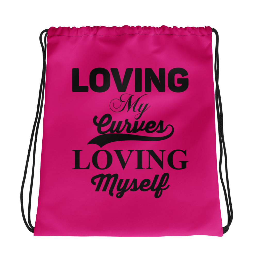 Loving My Curves, Loving Myself Women's Fitness Gym Bag
