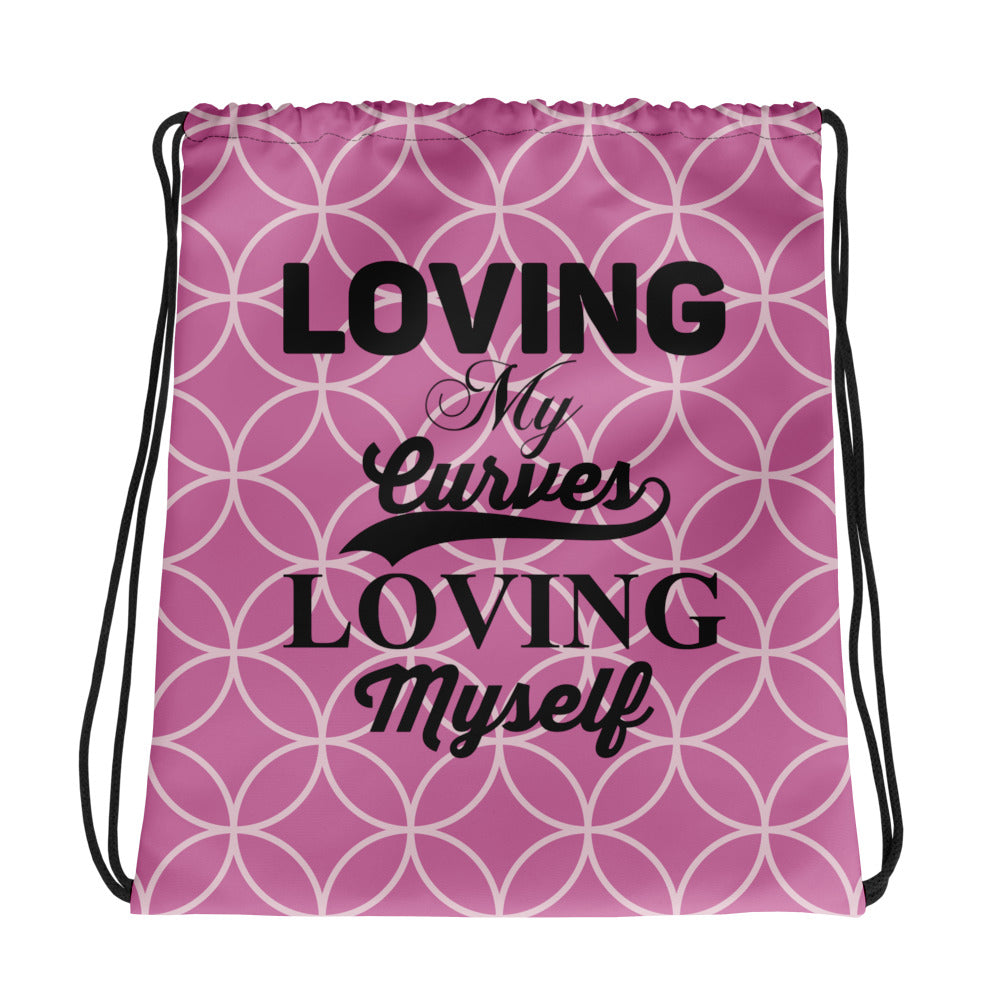 Loving My Curves, Loving Myself Women's Fitness Gym Bag