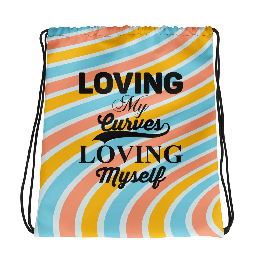 Loving My Curves Loving Myself Women's Fitness Gym Bag