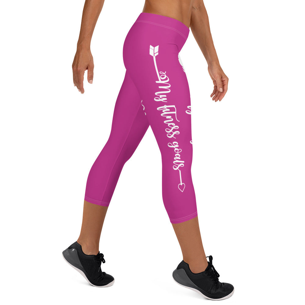 My Body, My Fitness Goals, My Way Women's Fitness Leggings