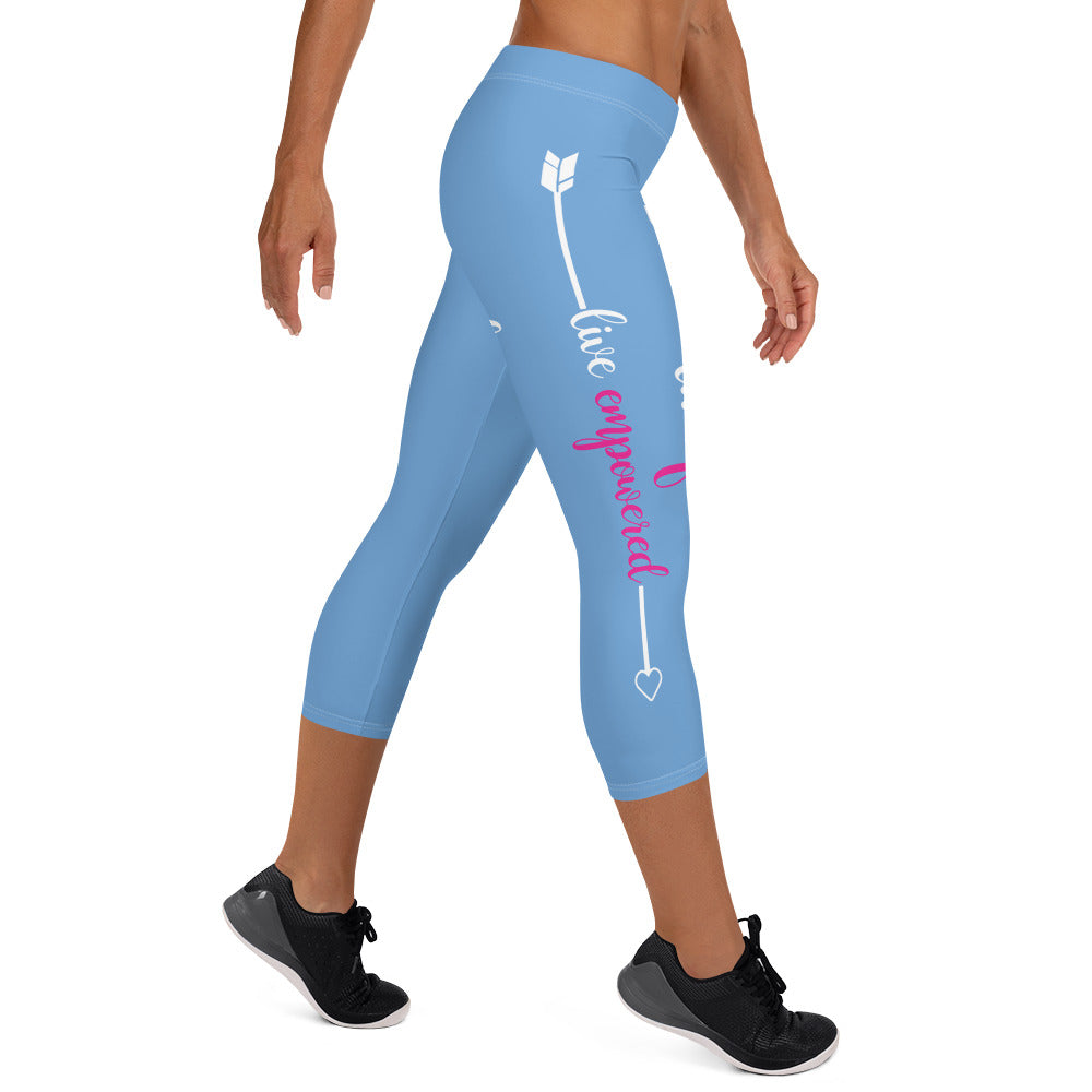 Live Fit, Live Empowered, Live Unstoppable Women's Fitness Leggings