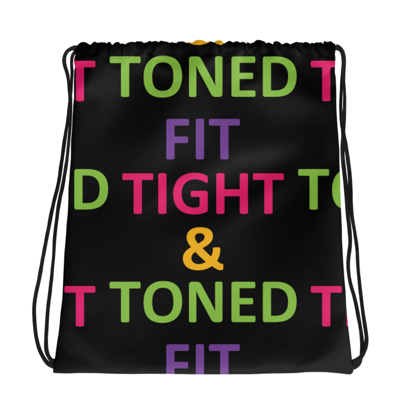 Fit Tight & Toned Women's Fitness Drawstring bag