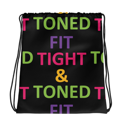 Fit Tight & Toned Women's Fitness Drawstring bag