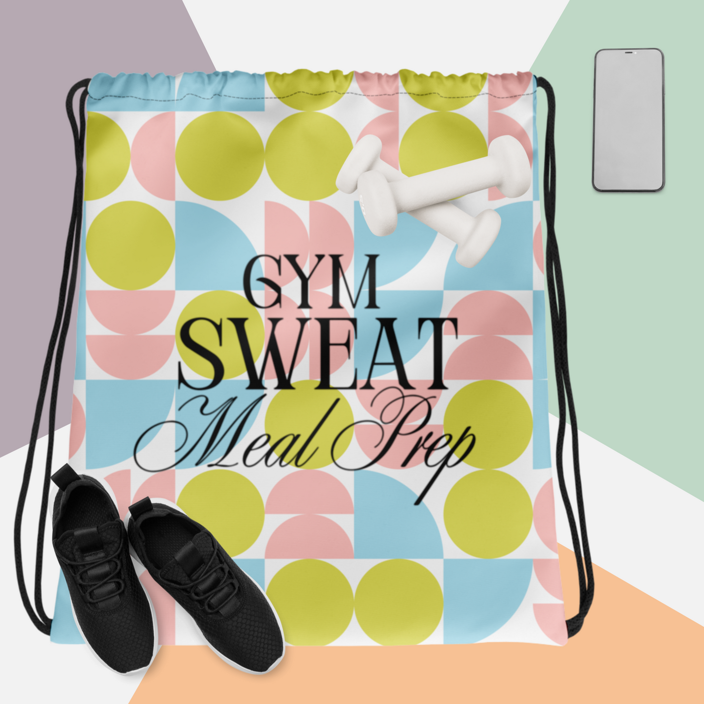 Gym. Sweat. Meal Prep Women's Gym Bag