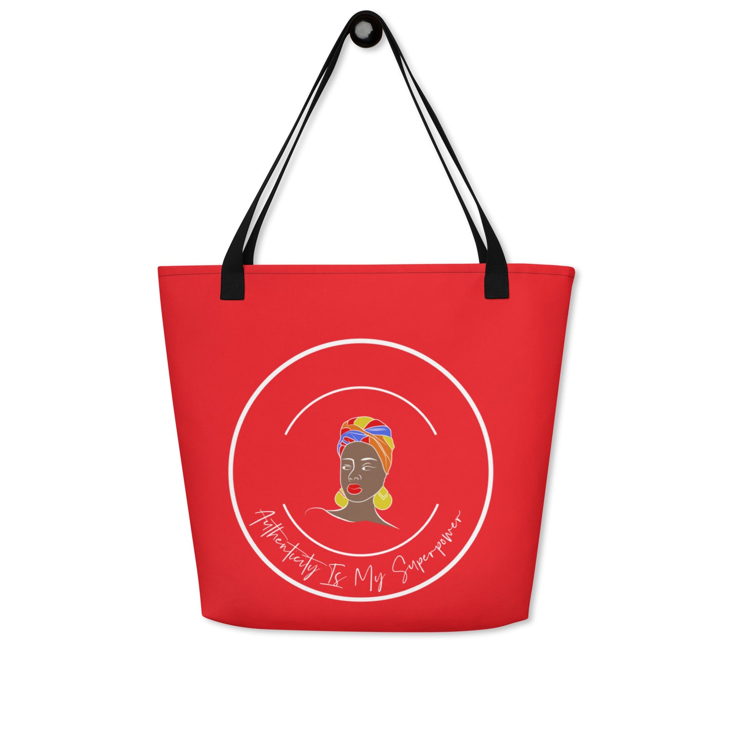 Authenticity is Your Superpower Women's Large Tote Bag