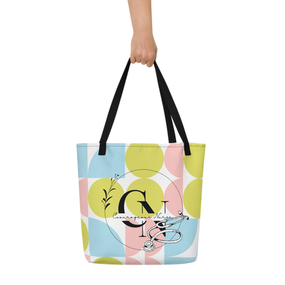Courageous Nurse Women's Empowerment Tote Bag (Large)