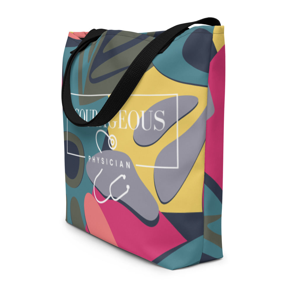 Courageous Physician Women's Empowerment Large Tote Bag