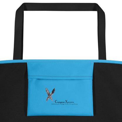 Authenticity is Your Superpower Women's Empowerment Large Tote Bag