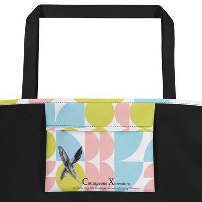 Courageous Nurse Women's Empowerment Tote Bag (Large)