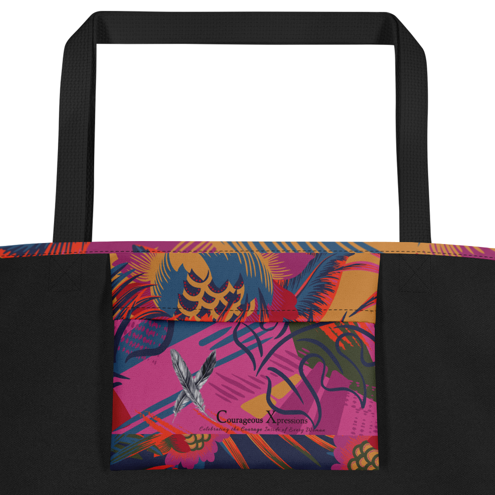 Courageous Veteran Women's Empowerment Tote Bag (Large)