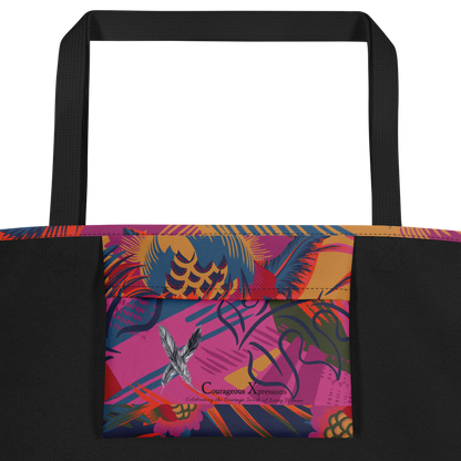 Courageous Veteran Women's Empowerment Tote Bag (Large)