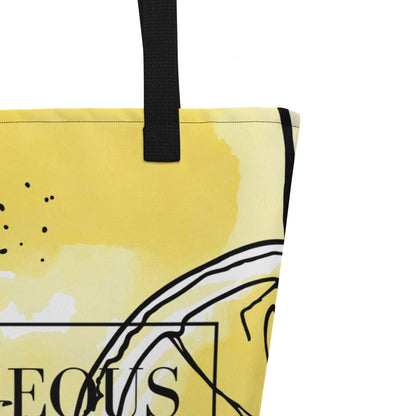 Courageous Physician Women's Empowerment  Large Tote Bag