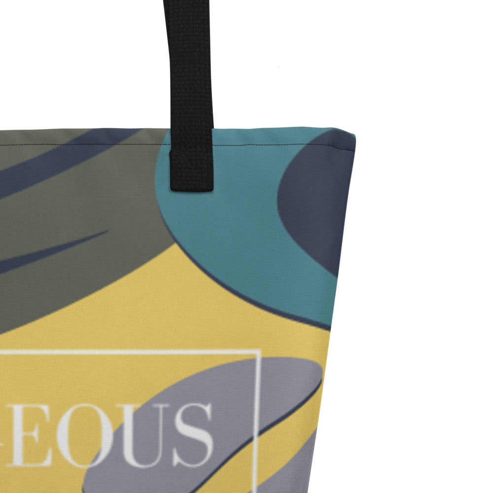 Courageous Physician Women's Empowerment Large Tote Bag