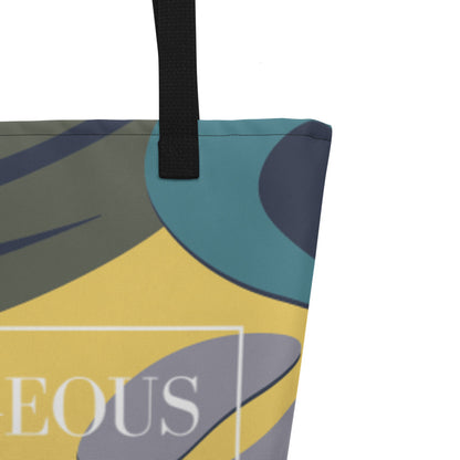 Courageous Physician Women's Empowerment Large Tote Bag