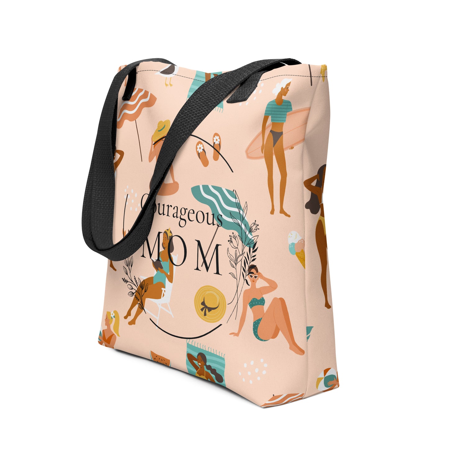 Courageous MOM Women's Empowerment Tote Bag