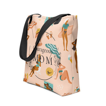 Courageous MOM Women's Empowerment Tote Bag