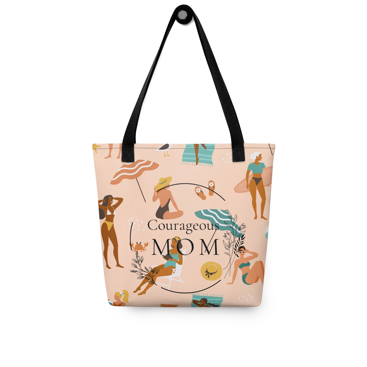 Courageous MOM Women's Empowerment Tote Bag